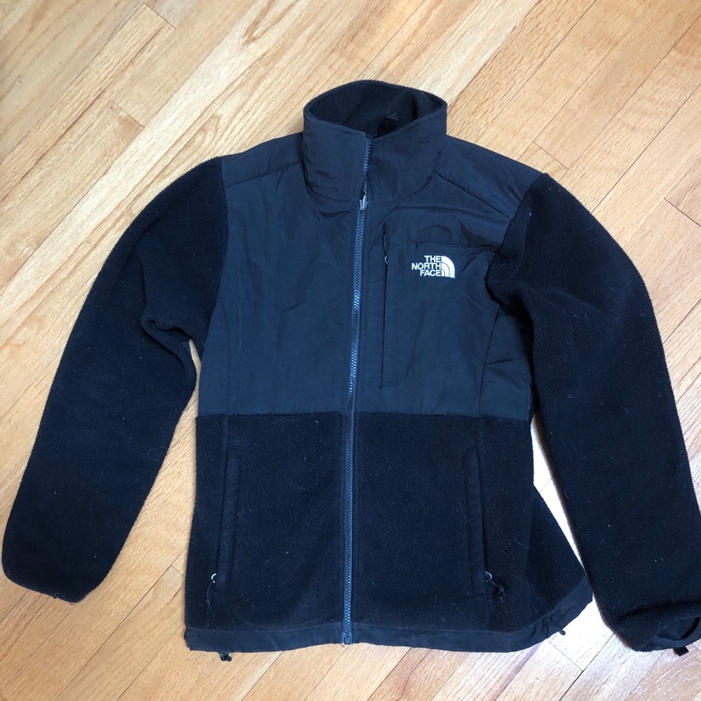 Black North Face Fleece Jacket - Picture 1 of 3